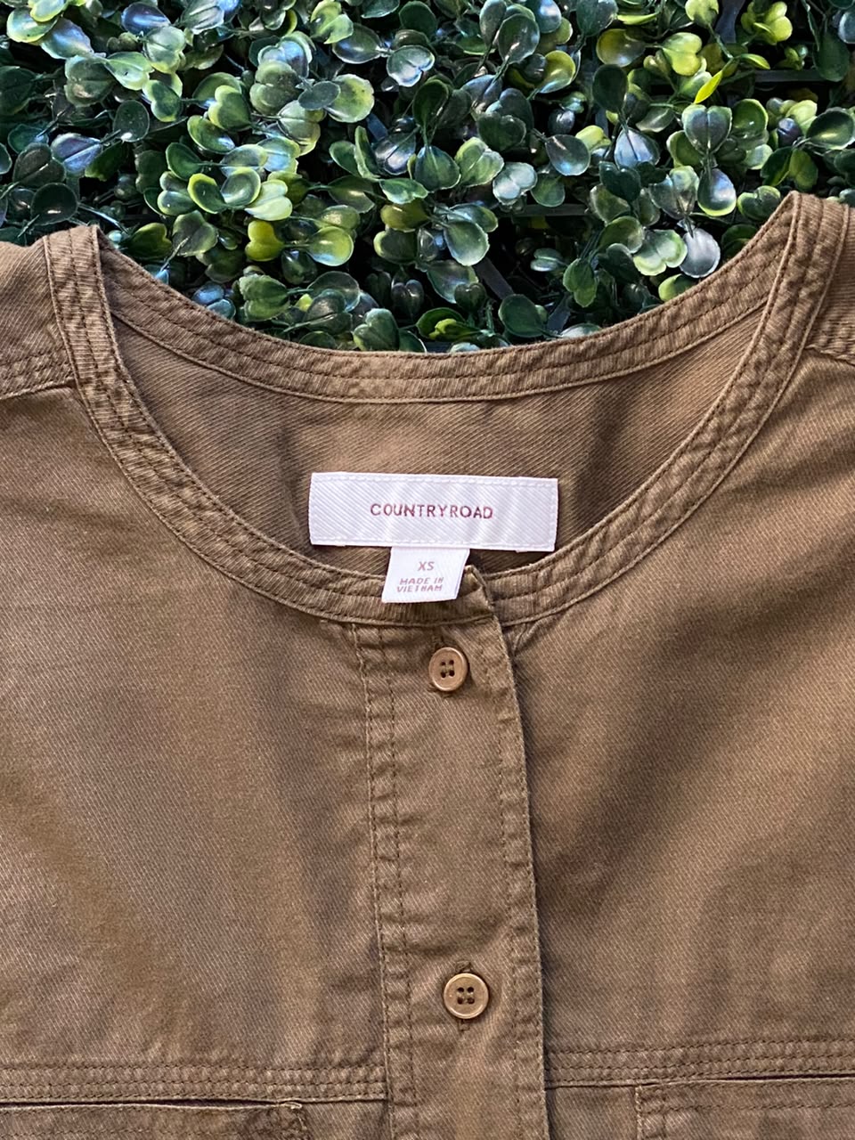 Country Road Khaki Cotton Utility Pocket Jacket