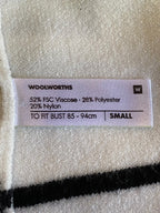 Woolworths Cream Belted Long Cardigan
