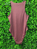 Chocolate Brown Sleeveless Bodysuit
