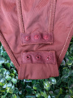 Chocolate Brown Sleeveless Bodysuit