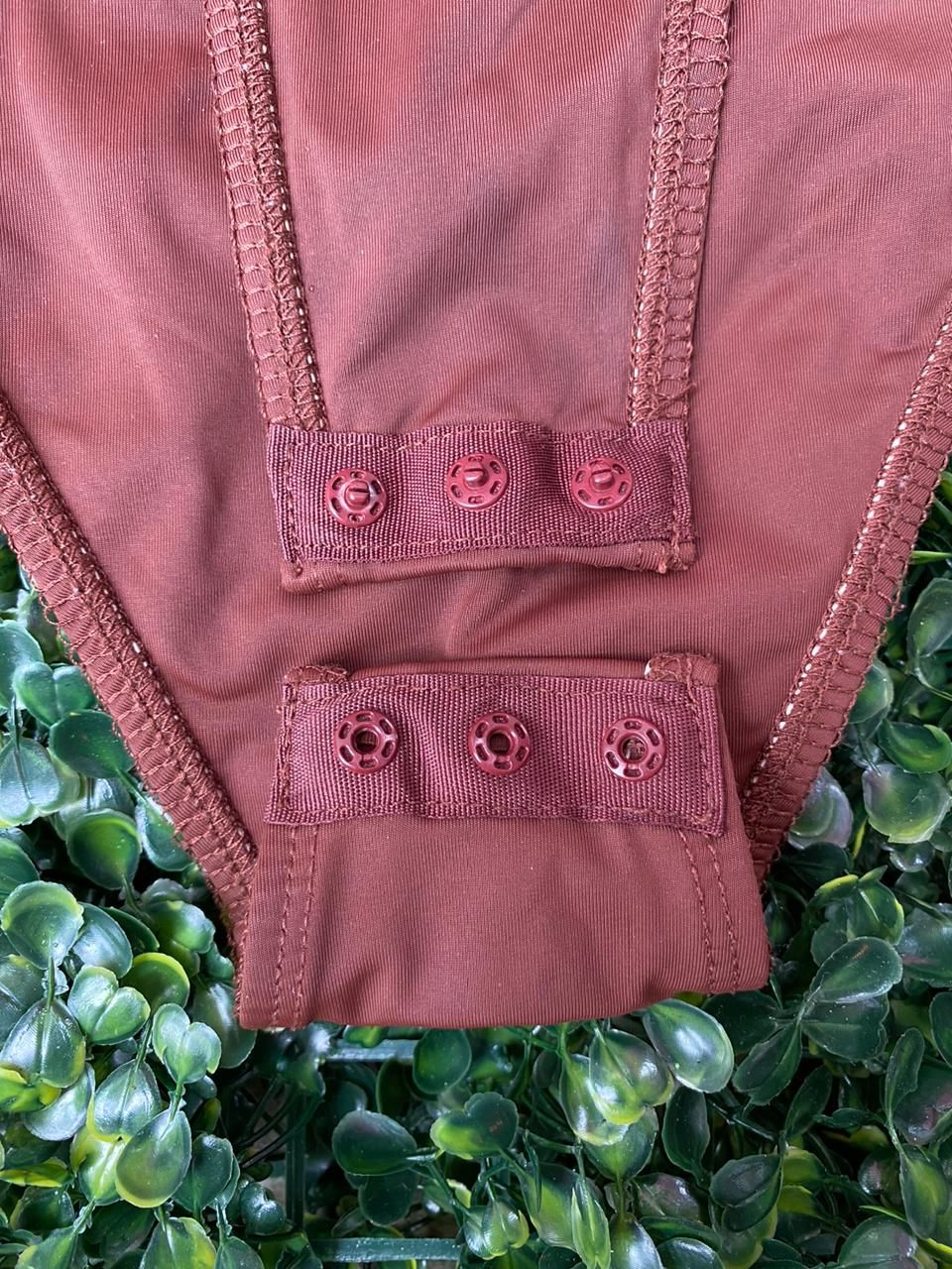 Chocolate Brown Sleeveless Bodysuit