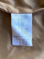 Best Connections Taupe Wool-Blend Herringbone Blazer