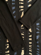 Banana Republic Black Graphic-Panel Shift Dress