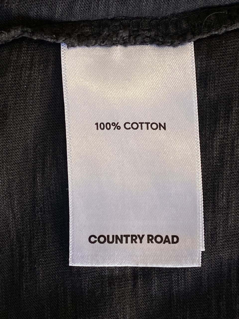 Country Road Workwear Charcoal Cotton Logo T-Shirt