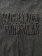 Country Road Workwear Charcoal Cotton Logo T-Shirt