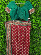 Emerald & Ruby Border-Print Two-Piece Set