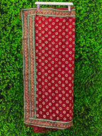 Emerald & Ruby Border-Print Two-Piece Set