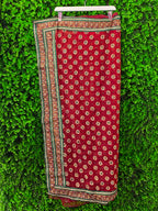 Emerald & Ruby Border-Print Two-Piece Set