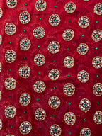 Emerald & Ruby Border-Print Two-Piece Set