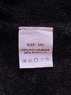 Charcoal Oversized Fuzzy Knit Sweater