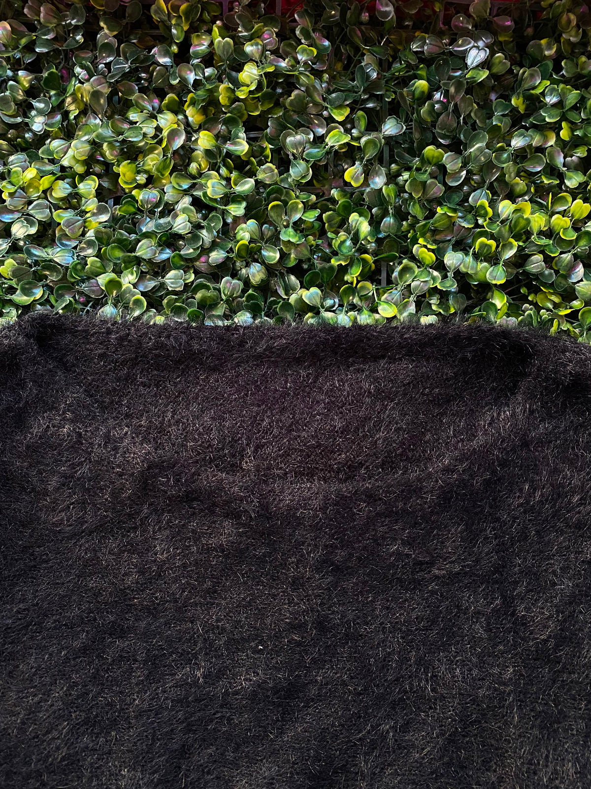Charcoal Oversized Fuzzy Knit Sweater