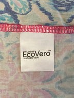 EcoVero Coral & Teal Paisley Panel Tunic Dress
