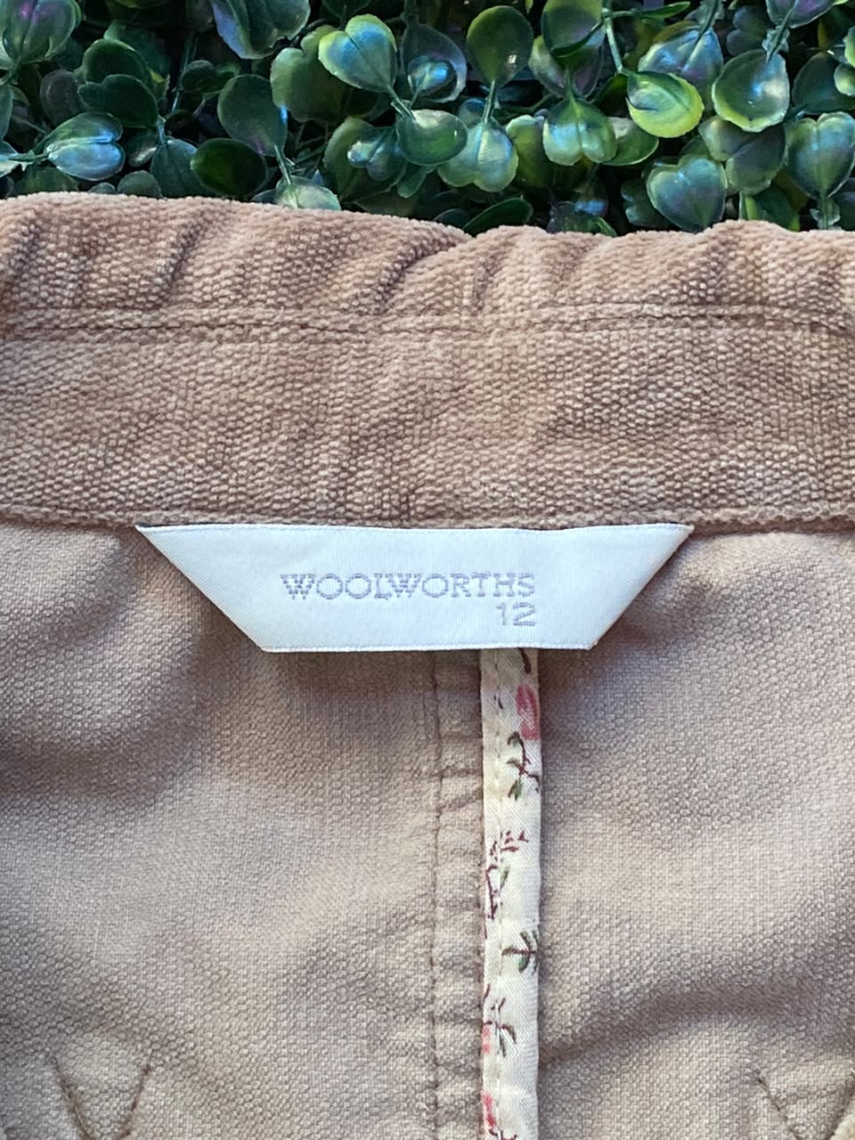 Woolworths Tan Stretch-Cotton Utility Blazer