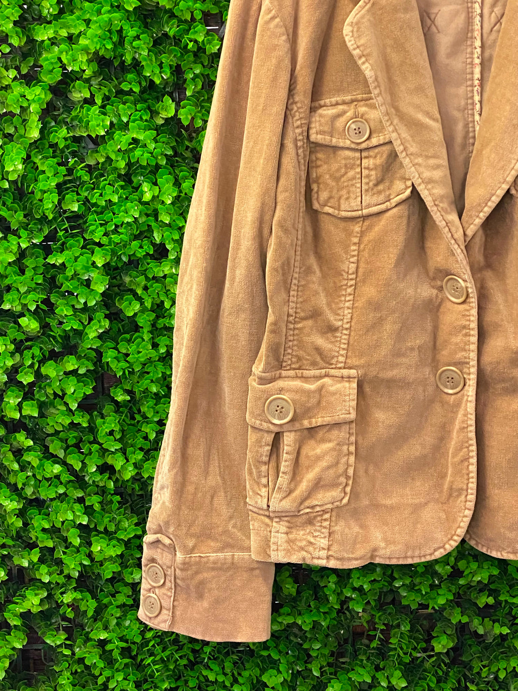 Woolworths Tan Stretch-Cotton Utility Blazer