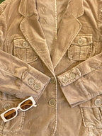 Woolworths Tan Stretch-Cotton Utility Blazer