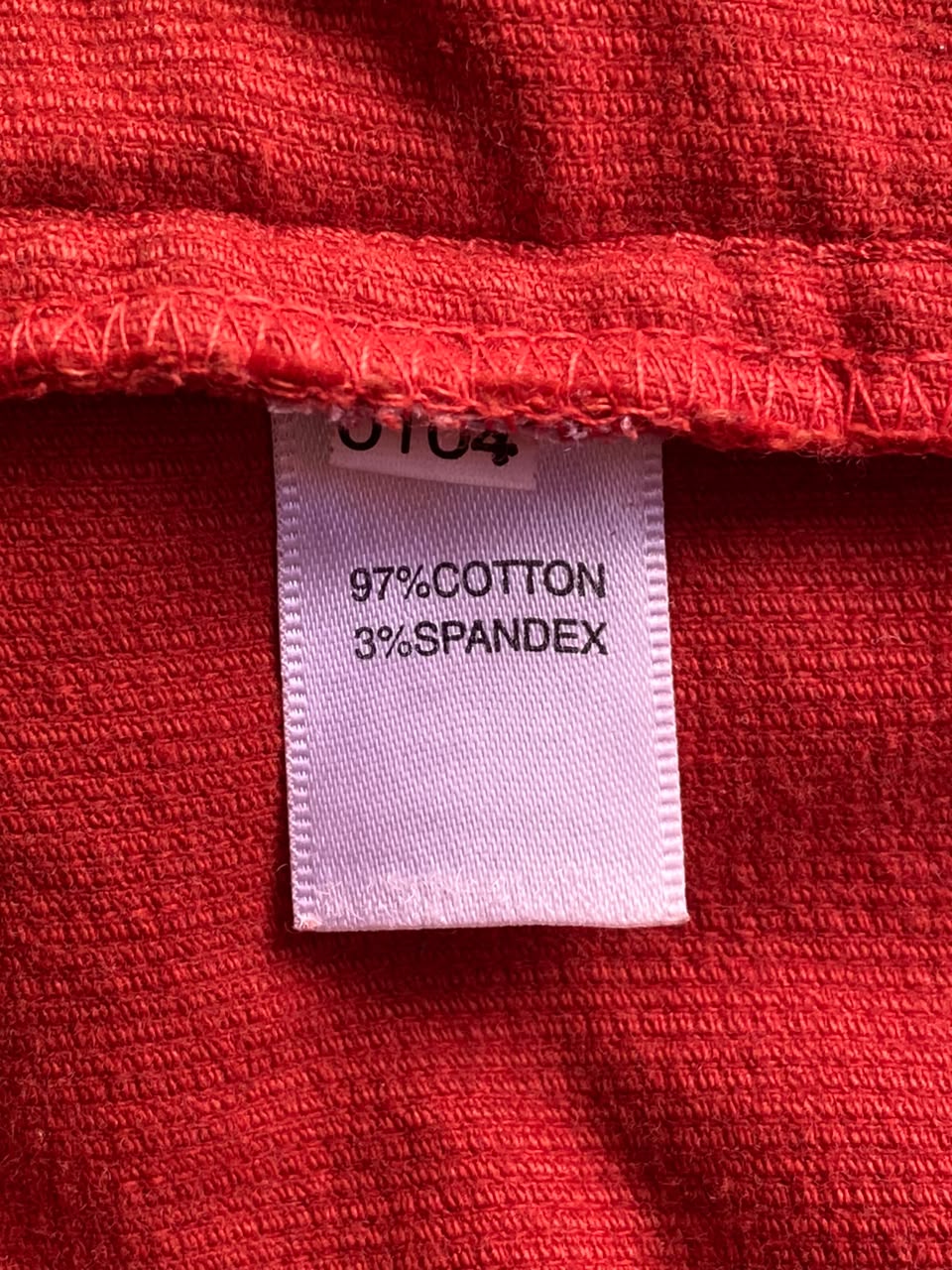 Tomato Red Cotton-Blend Corduroy Blazer