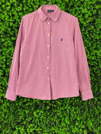 Polo Ralph Lauren Rose Micro-Check Button-Up Shirt