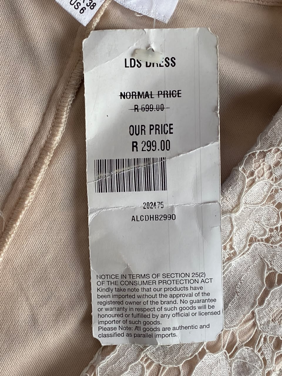 Ivory Lace Deep-V Longline Cardigan
