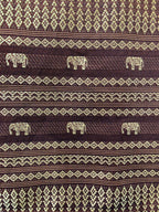 Cocoa Elephant Print Wrap Skirt