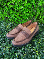 Taupe Chunky-Sole Loafers