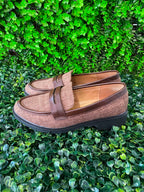 Taupe Chunky-Sole Loafers