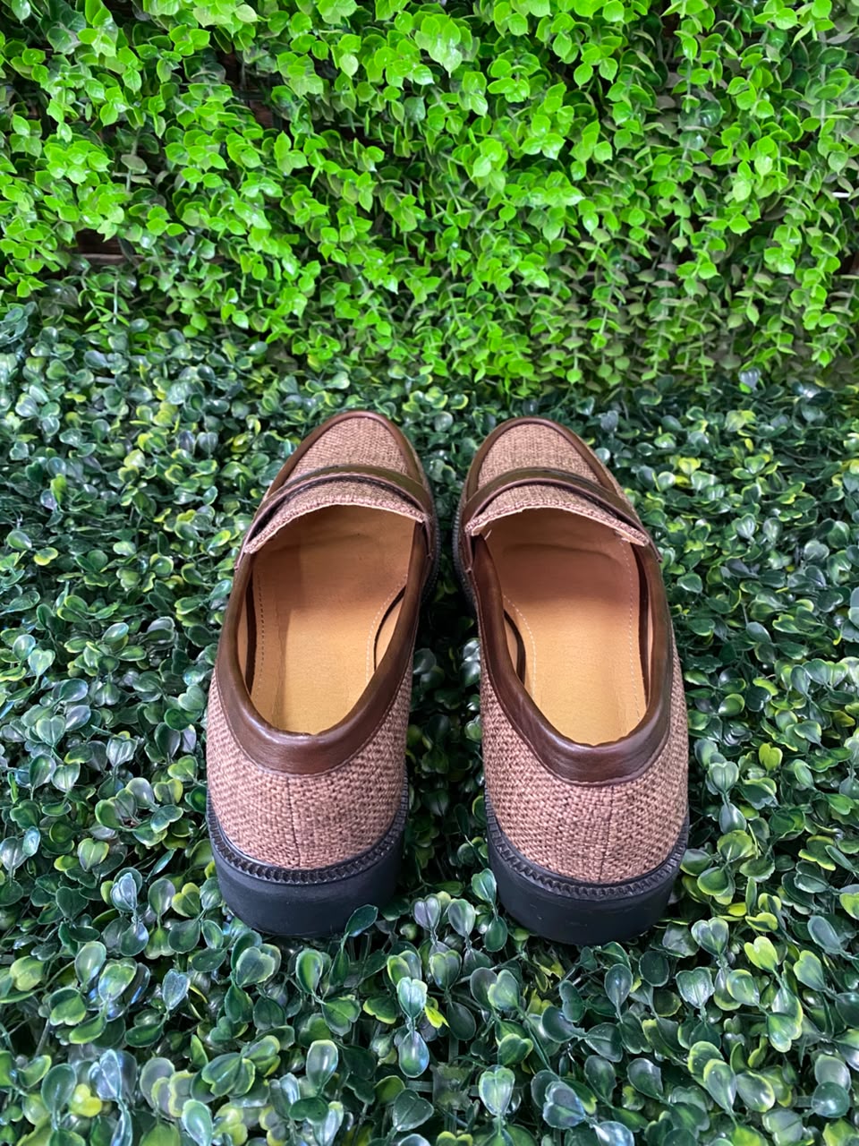 Taupe Chunky-Sole Loafers