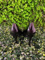 Black Patent Pointed-Toe Pumps