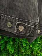 Washed Charcoal Denim Jacket