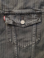 Washed Charcoal Denim Jacket
