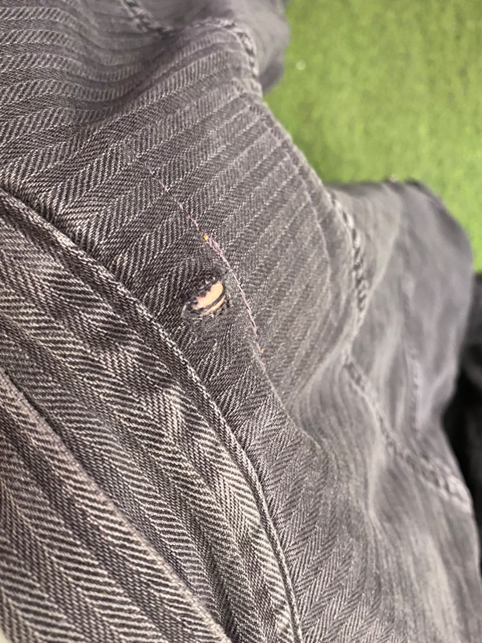 Washed Charcoal Denim Jacket