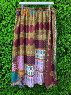 Patchwork Paisley Printed Skirt