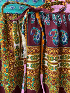 Patchwork Paisley Printed Skirt
