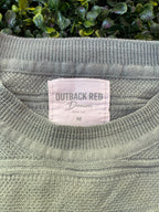 Silver Grey Fine-Knit Crew-Neck Sweater