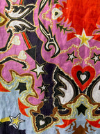 Bold Graphic Star Print Scarf