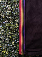 Topshop Black Rainbow-Side-Stripe T-Shirt Dress
