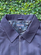 HLOBA Navy Zip-Front Lightweight Jacket