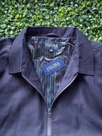 HLOBA Navy Zip-Front Lightweight Jacket