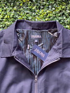HLOBA Navy Zip-Front Lightweight Jacket