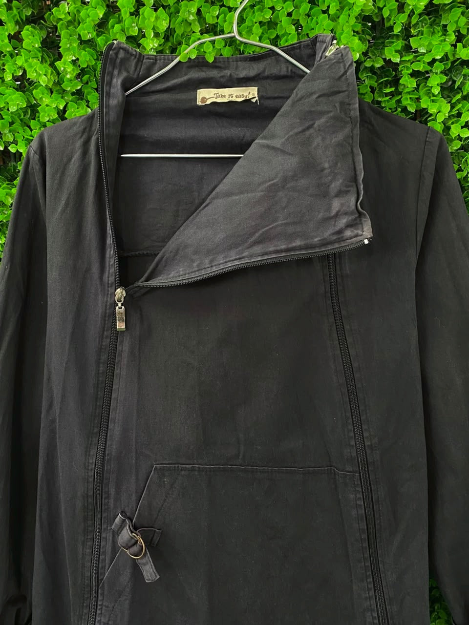 Black Sheer Longline Utility Shirt Dress