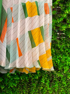 Poetry Multicolor Abstract Pleated Cami Maxi Dress