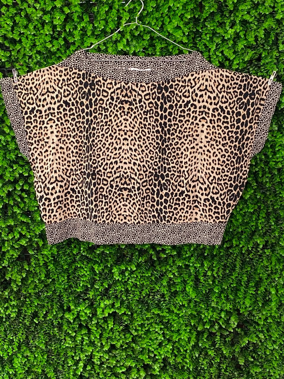 Woolworths Leopard-Print Short-Sleeve Top