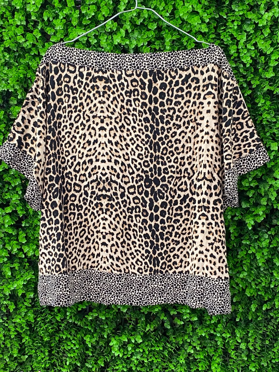 Woolworths Leopard-Print Short-Sleeve Top