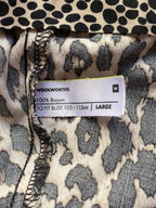 Woolworths Leopard-Print Short-Sleeve Top