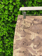 Camo Stretch Slim Cargo Trousers