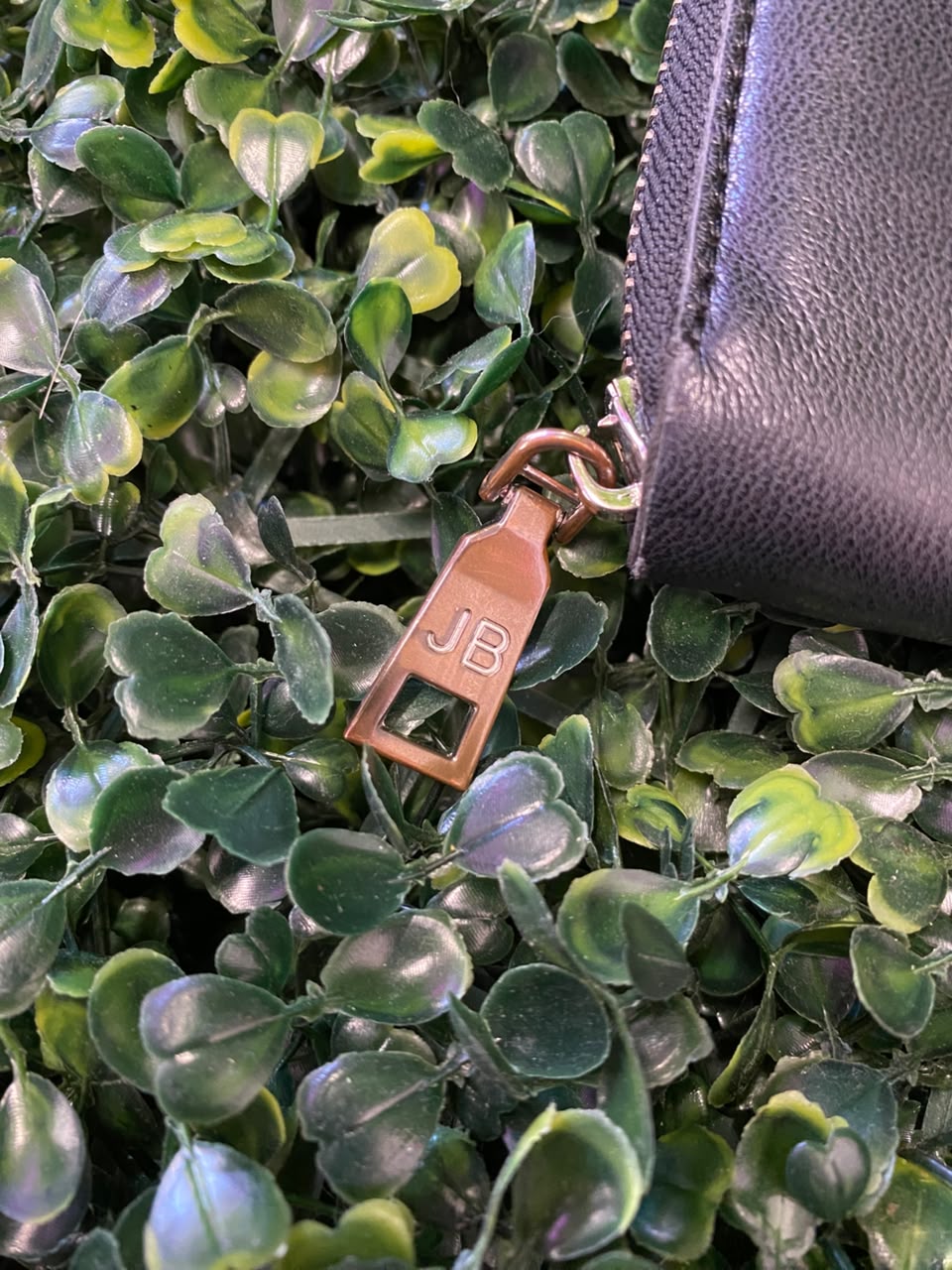 Black Zip-Around Jo Borkett Wallet Purse