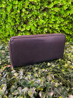 Black Zip-Around Jo Borkett Wallet Purse