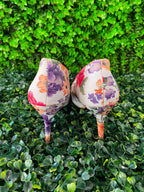 Floral Pointed-Toe Pumps