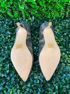 Camo Pointed-Toe Pumps