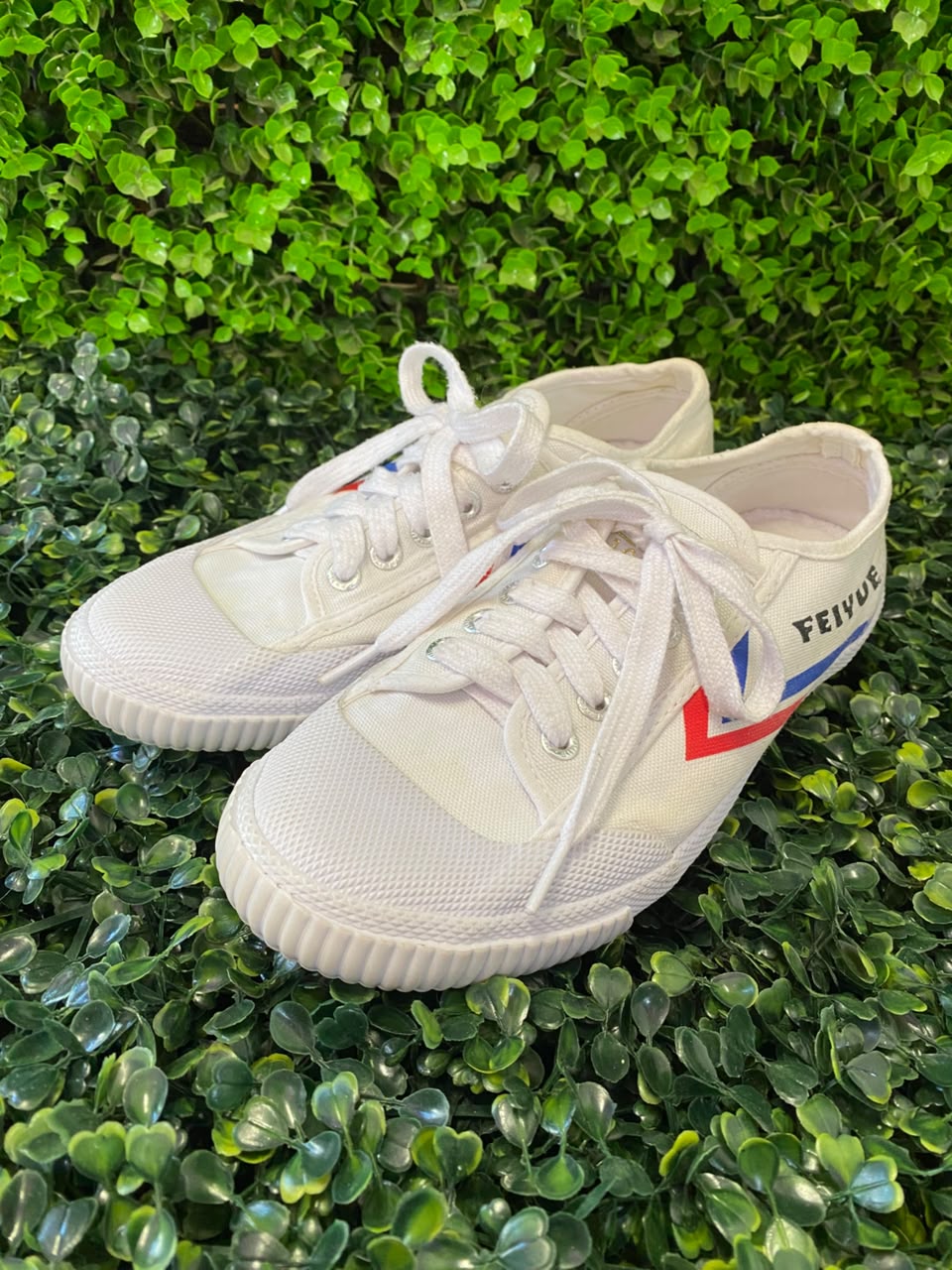 Feiyue White Low-Top Sneakers