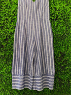 Bathini Navy & White Stripe Cami Maxi Dress